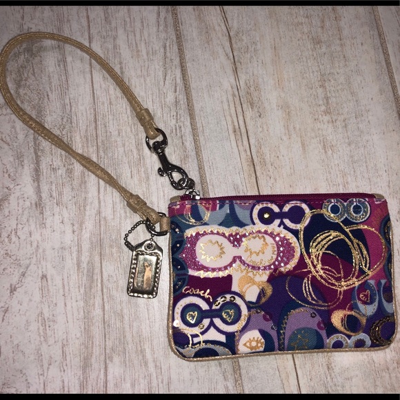 Coach Handbags - Multicolored Coach Wristlet